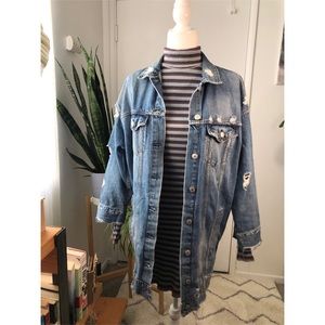 Zara Oversized Denim Jacket